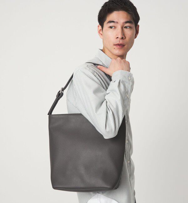 UNITED ARROWS green label relaxing「【WEB限定】GLR レザーライク ファンクショナル ショルダーバッグ」|ショルダー・メッセンジャー|