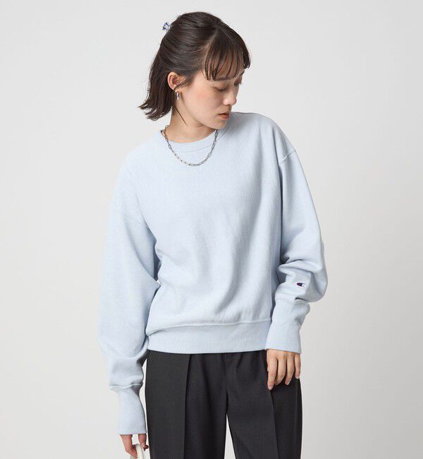 UNITED ARROWS green label relaxing「【別注】＜Champion＞リバースウィーブ スウェット プルオーバー 」|スウェット・ジャージ|LT.BLUE