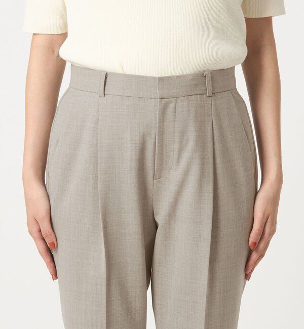 UNITED ARROWS green label relaxing「カチリラ テーパード パンツ -ウォッシャブル・ストレッチ-」|スラックス|