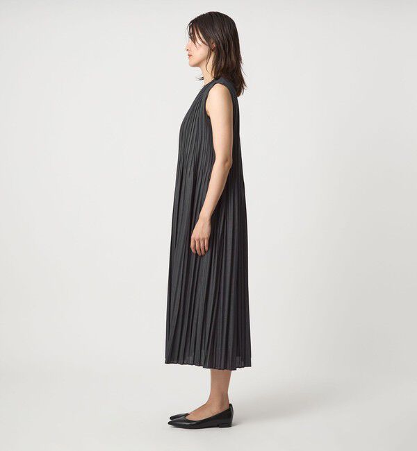 UNITED ARROWS green label relaxing「チンツボイル プリーツ ワンピース」|ドレス|