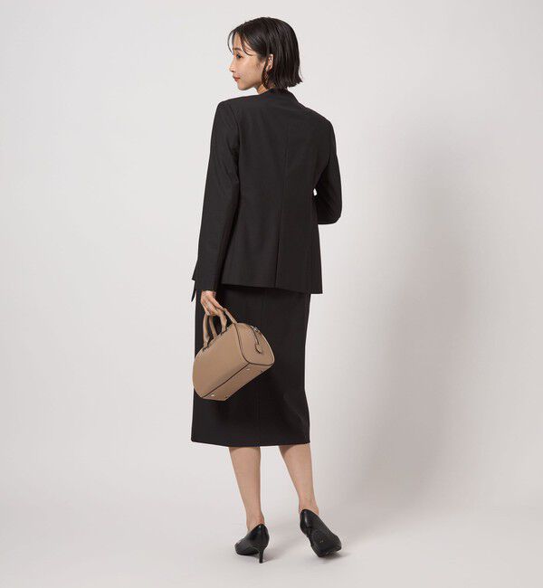 UNITED ARROWS green label relaxing「カチリラ ノーラペル ジャケット  -ウォッシャブル・ストレッチ-」|ノーカラージャケット|