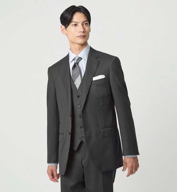 UNITED ARROWS green label relaxing「REDA サージ 2B RV スーツジャケット」|スーツ|DK.GRAY