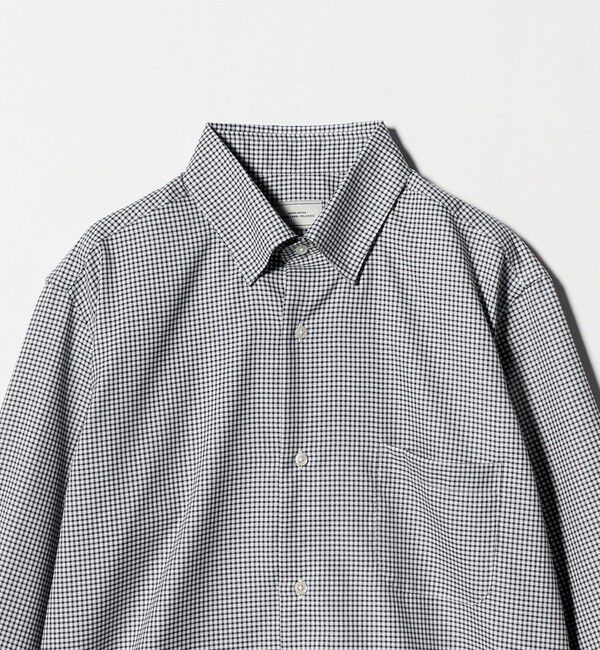 UNITED ARROWS green label relaxing「エブリット コットンオックス ギンガムチェック スナップ ボタンダウン シャツ -イージーアイロン-」|シャツ・ブラウス|