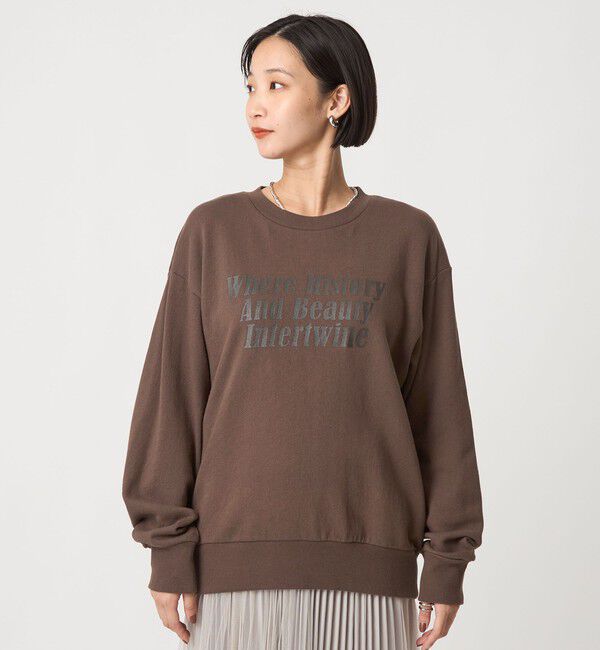 UNITED ARROWS green label relaxing「ミュージアム ロゴ スウェット プルオーバー」|スウェット・ジャージ|