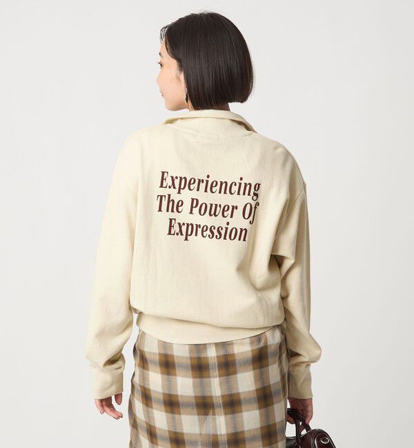 UNITED ARROWS green label relaxing「ミュージアム ロゴ ハーフジップ プルオーバー」|スウェット・ジャージ|