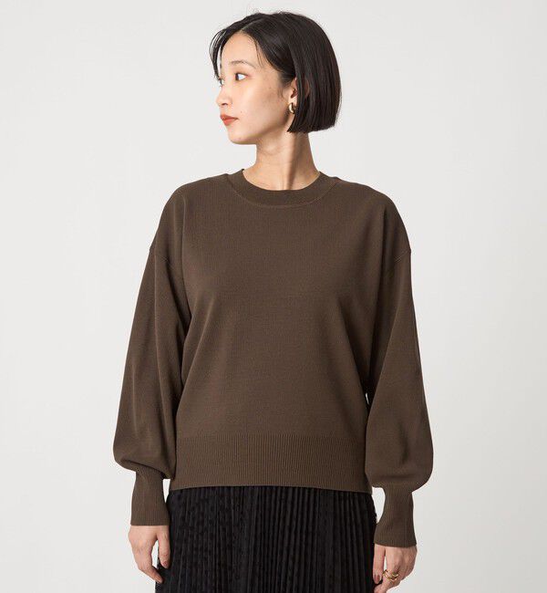 UNITED ARROWS green label relaxing「パフニット プルオーバー ウォッシャブル」|ニット・セーター|