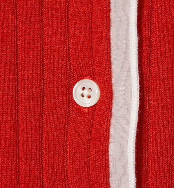 EMMEL REFINES「＜EMMEL REFINES＞EM レイヤーリブ ボタン ニット」|ニット・セーター|