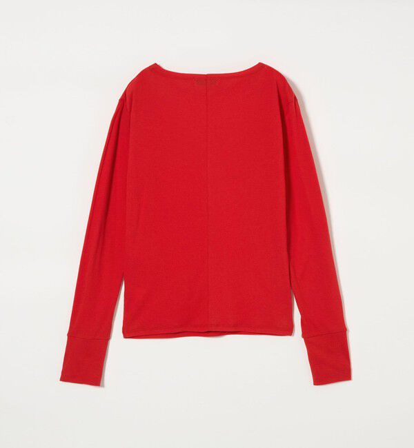 EMMEL REFINES「＜EMMEL REFINES＞EM テレコ ボートネック ロングスリーブ カットソー」|Tシャツ・カットソー|