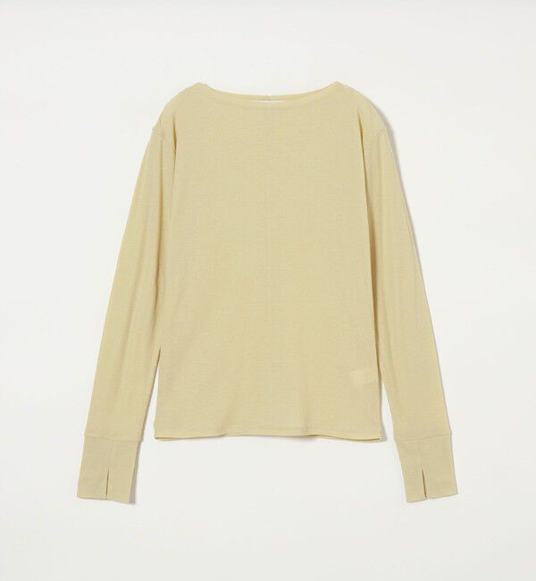 EMMEL REFINES「＜EMMEL REFINES＞EM テレコ ボートネック ロングスリーブ カットソー」|Tシャツ・カットソー|