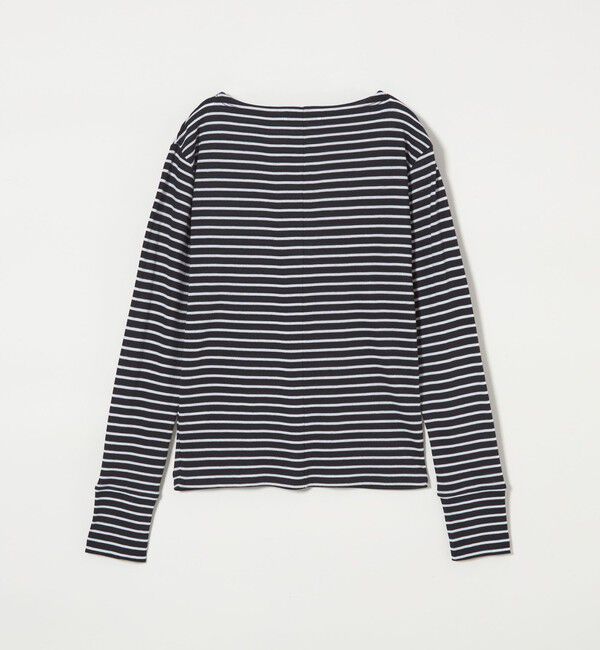 EMMEL REFINES「＜EMMEL REFINES＞EM テレコ ボートネック ロングスリーブ カットソー」|Tシャツ・カットソー|