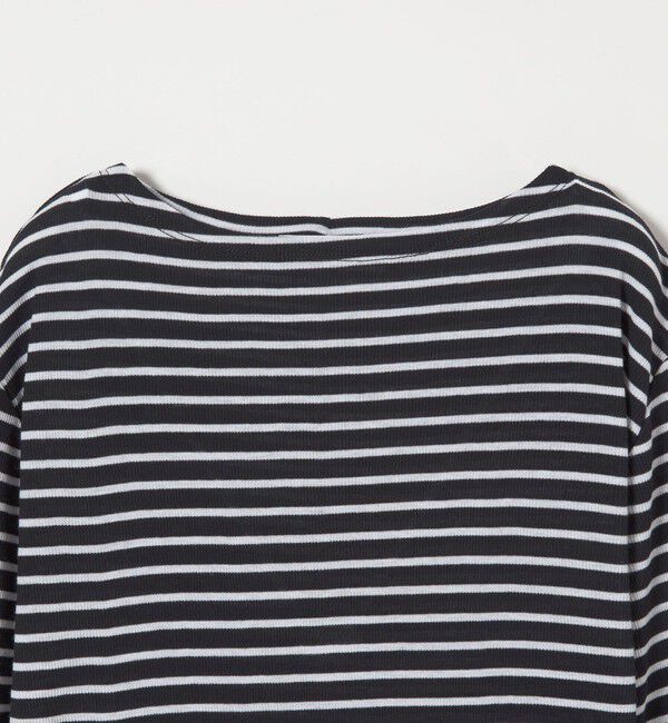 EMMEL REFINES「＜EMMEL REFINES＞EM テレコ ボートネック ロングスリーブ カットソー」|Tシャツ・カットソー|