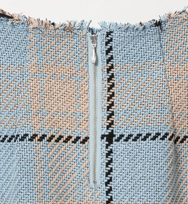 EMMEL REFINES「＜EMMEL REFINES＞EM ツィードライク チェック フレアスカート」|スカート|