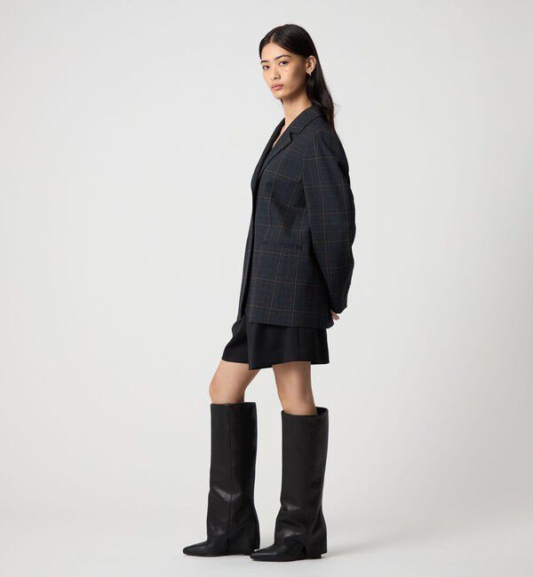EMMEL REFINES「＜EMMEL REFINES＞EM グレンチェック テーラード ジャケット」|テーラードジャケット|