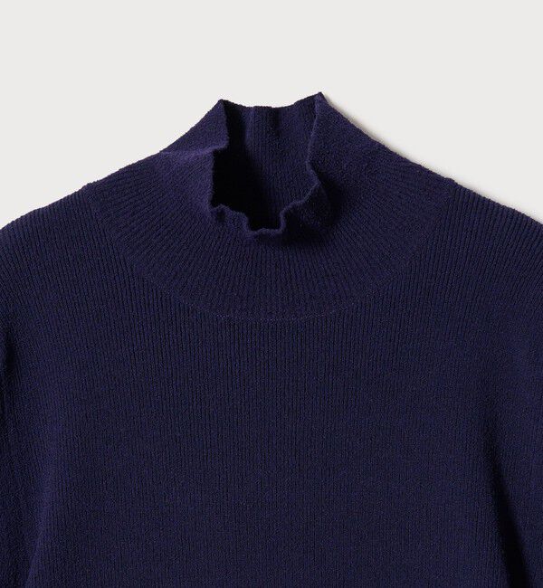 EMMEL REFINES「＜EMMEL REFINES＞EM HW ソデボタン タートルニット」|ニット・セーター|