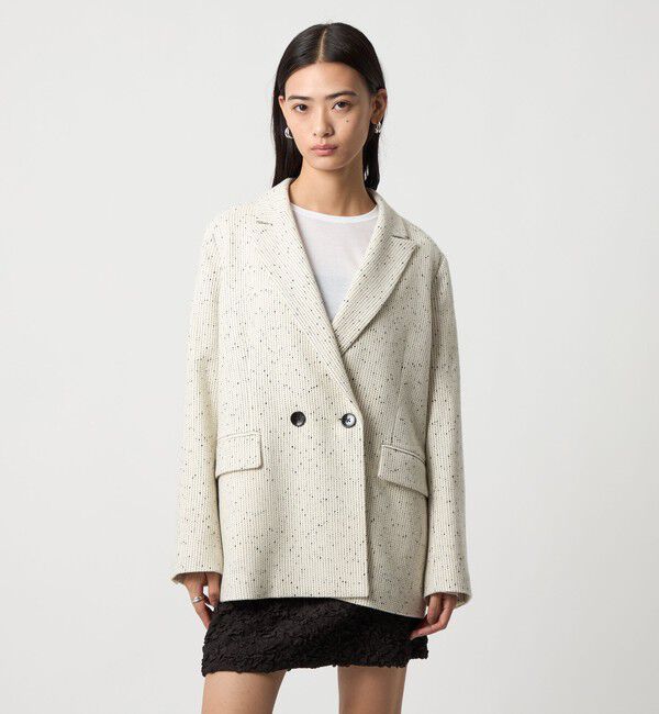 EMMEL REFINES「＜EMMEL REFINES＞EM ノットツイードライク ジャケット」|テーラードジャケット|