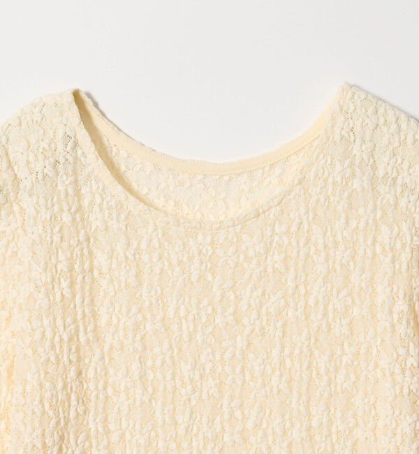 EMMEL REFINES「＜EMMEL REFINES＞EM カットレース クルーネック ロングスリーブ」|Tシャツ・カットソー|