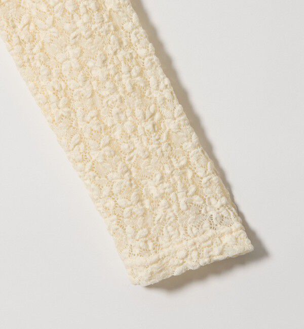 EMMEL REFINES「＜EMMEL REFINES＞EM カットレース クルーネック ロングスリーブ」|Tシャツ・カットソー|