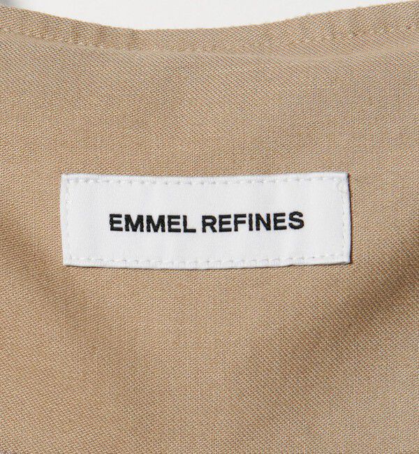 EMMEL REFINES「＜EMMEL REFINES＞EM ラップライク キャミサロペット」|オールインワン|