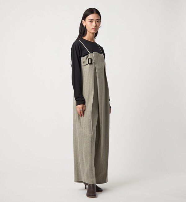 EMMEL REFINES「＜EMMEL REFINES＞EM ラップライク キャミサロペット」|オールインワン|