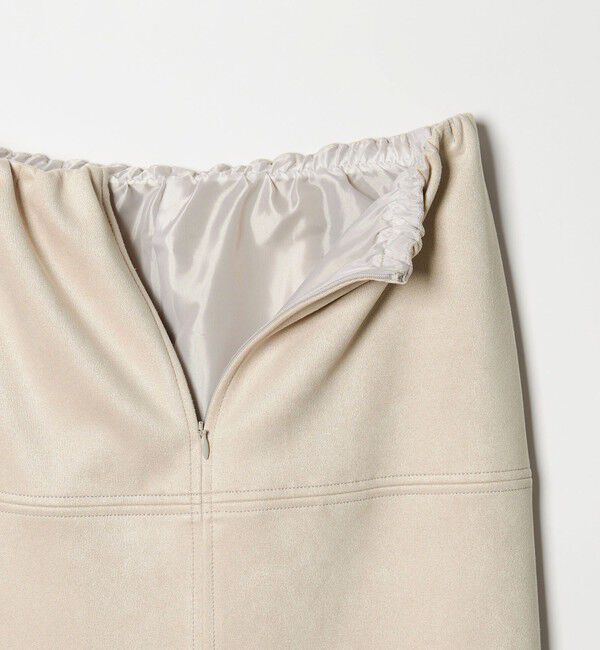 EMMEL REFINES「＜EMMEL REFINES＞EM スウェードライク ステッチ Iラインスカート」|スカート|