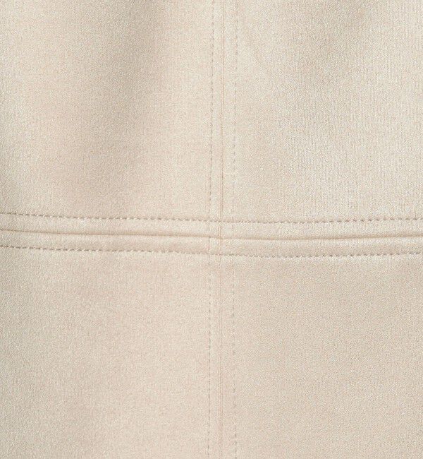 EMMEL REFINES「＜EMMEL REFINES＞EM スウェードライク ステッチ Iラインスカート」|スカート|