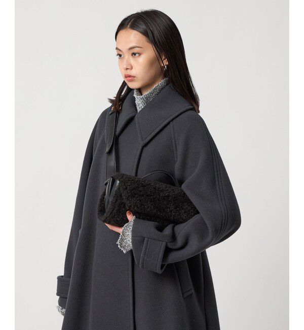 EMMEL REFINES「＜EMMEL REFINES＞EM フラップ ボア ショルダーバッグ」|ショルダー・メッセンジャー|