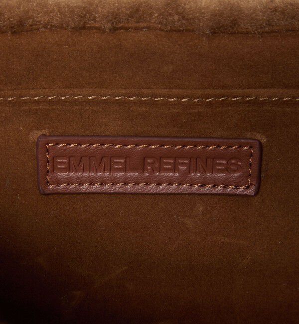 EMMEL REFINES「＜EMMEL REFINES＞EM フラップ ボア ショルダーバッグ」|ショルダー・メッセンジャー|
