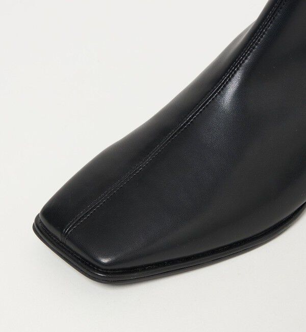 UNITED ARROWS green label relaxing「スクエアストレッチ ショートブーツ（3cmヒール）撥水」|ロングブーツ|