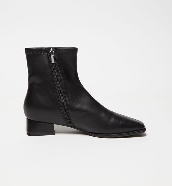 UNITED ARROWS green label relaxing「スクエアストレッチ ショートブーツ（3cmヒール）撥水」|ロングブーツ|