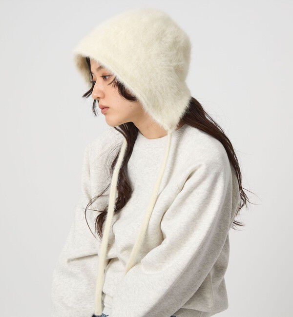 UNITED ARROWS green label relaxing「ヘアリー イヤーカバーワッチ キャップ / 帽子」|キャップ・キャスケット|OFF WHITE