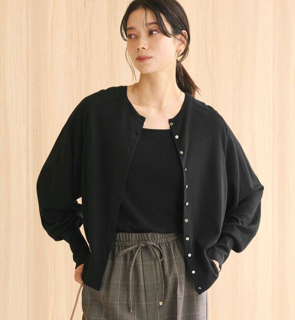 UNITED ARROWS green label relaxing「エブリニット 2WAY カーディガン ウォッシャブル」|カーディガン|