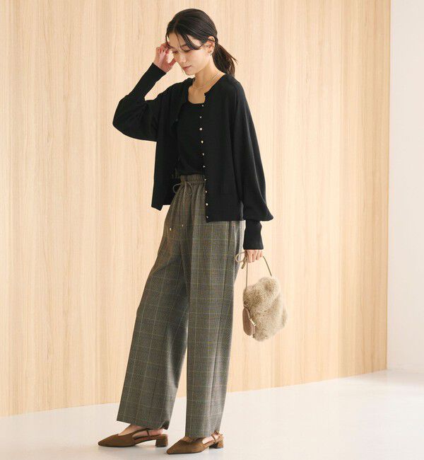 UNITED ARROWS green label relaxing「エブリニット 2WAY カーディガン ウォッシャブル」|カーディガン|