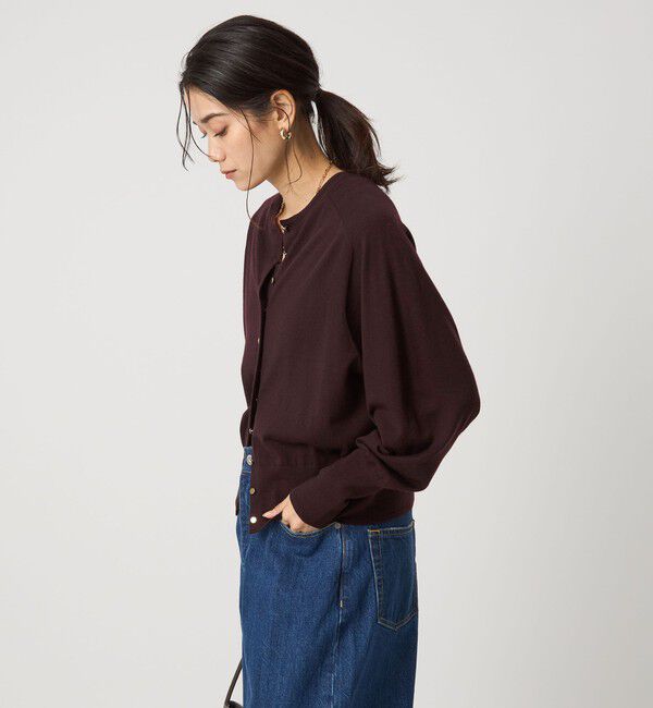 UNITED ARROWS green label relaxing「エブリニット 2WAY カーディガン ウォッシャブル」|カーディガン|