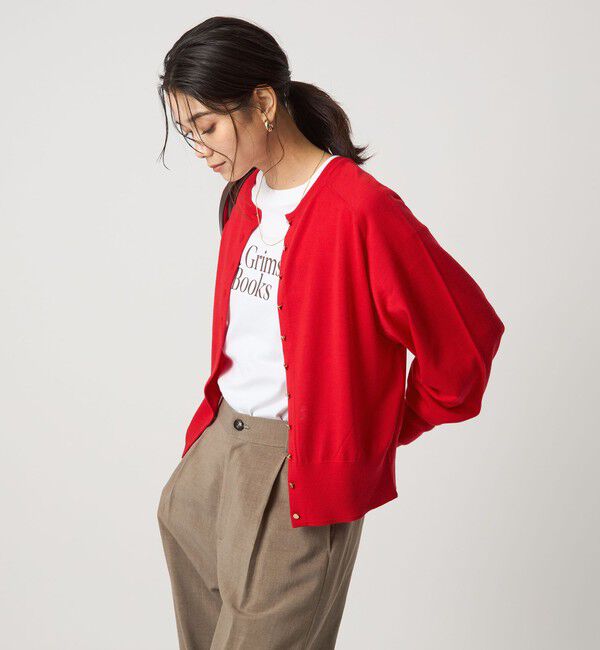 UNITED ARROWS green label relaxing「エブリニット 2WAY カーディガン ウォッシャブル」|カーディガン|