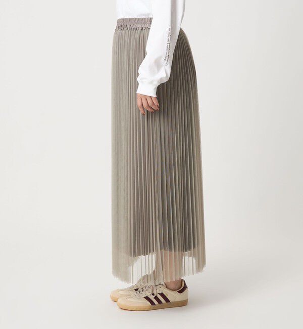 UNITED ARROWS green label relaxing「［size SHORT/TALLあり］2WAY チュール プリーツ スカート」|フレア|