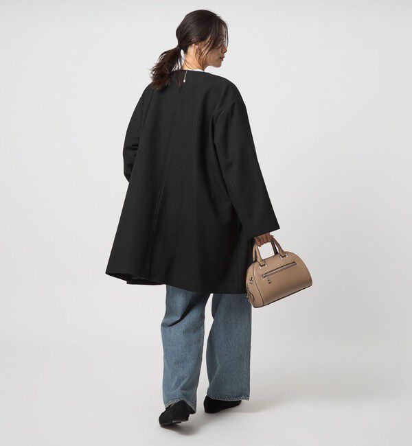 UNITED ARROWS green label relaxing「【別注】＜Traditional Weatherwear＞LINTON ノーカラー コート」|ノーカラーコート|