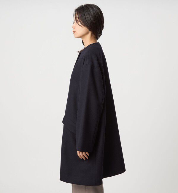 UNITED ARROWS green label relaxing「【別注】＜Traditional Weatherwear＞LINTON ノーカラー コート」|ノーカラーコート|