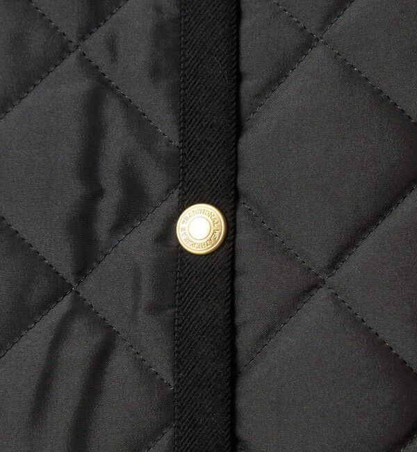 UNITED ARROWS green label relaxing「【別注】＜Traditional Weatherwear＞ARKLEY Aライン  キルティング  ミドル  コート」|ノーカラーコート|