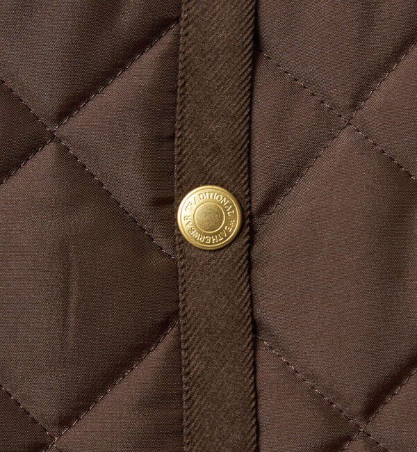 UNITED ARROWS green label relaxing「【別注】＜Traditional Weatherwear＞ARKLEY Aライン  キルティング  ミドル  コート」|ノーカラーコート|