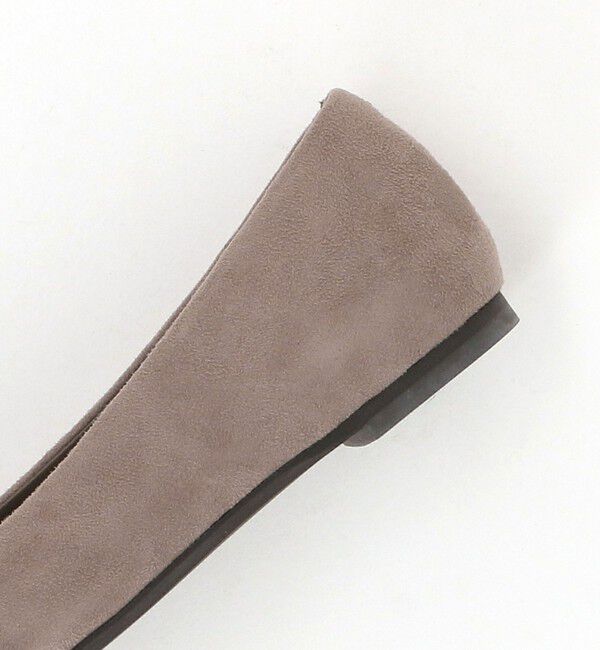 UNITED ARROWS green label relaxing「ポインテッド タックリボン フラットシューズ 撥水 」|パンプス|