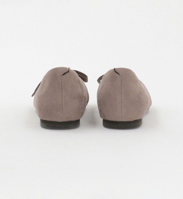 UNITED ARROWS green label relaxing「ポインテッド タックリボン フラットシューズ 撥水 」|パンプス|