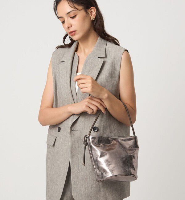 UNITED ARROWS green label relaxing「ワンハンドル チャーム バケツ トートバッグ」|ハンドバッグ|