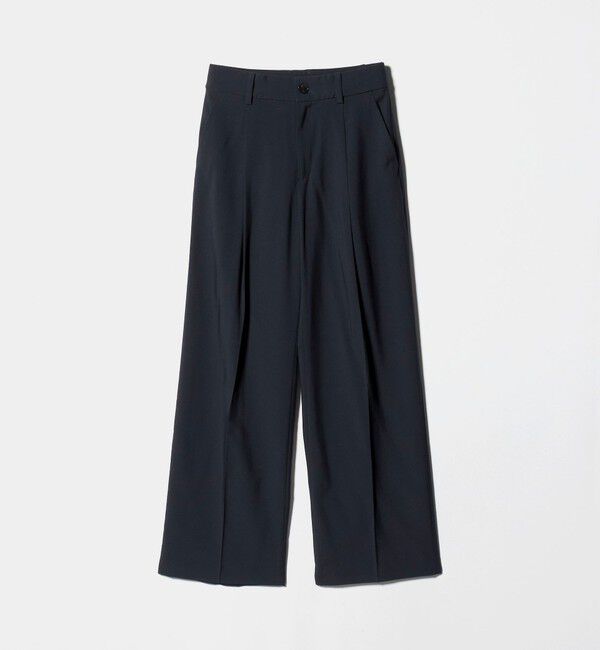 UNITED ARROWS green label relaxing「［size SHORT/TALLあり］キチントボトムス カバー ワイド パンツ」|スラックス|