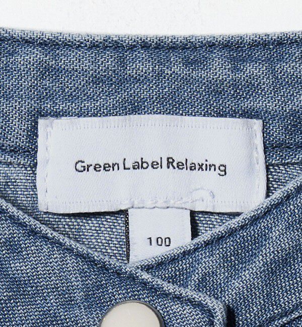 UNITED ARROWS green label relaxing「デニム ティアード チュニック ワンピ / キッズ  100cm-160cm」|チュニック|