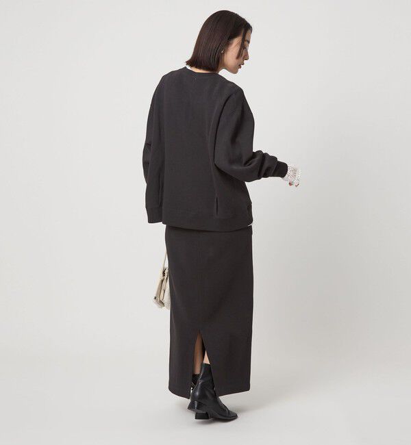 UNITED ARROWS green label relaxing「【WEB限定】＜at ease＞ダブルフェイス タイト スカート」|タイト|