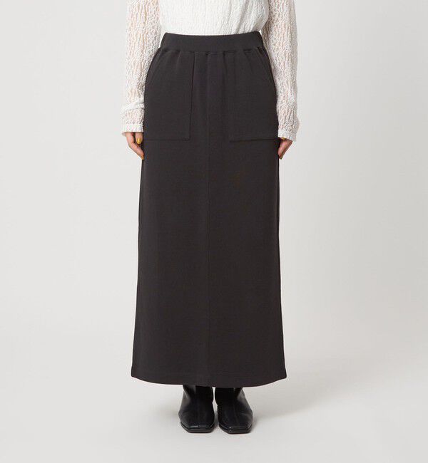 UNITED ARROWS green label relaxing「【WEB限定】＜at ease＞ダブルフェイス タイト スカート」|タイト|