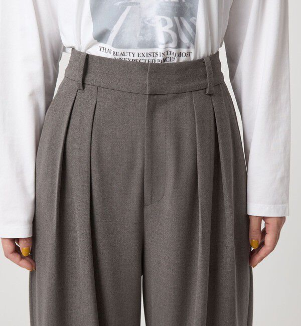 UNITED ARROWS green label relaxing「【WEB限定】＜at ease＞スラックス パンツ マシンウォッシャブル ストレッチ 帯電防止」|スラックス|