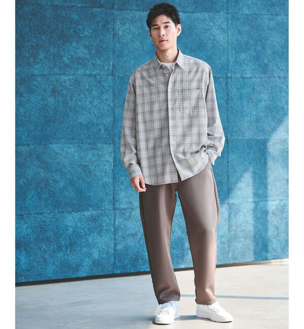 UNITED ARROWS green label relaxing「ウォッシャブル チェック ジャストルーズ シャツ」|シャツ・ブラウス|