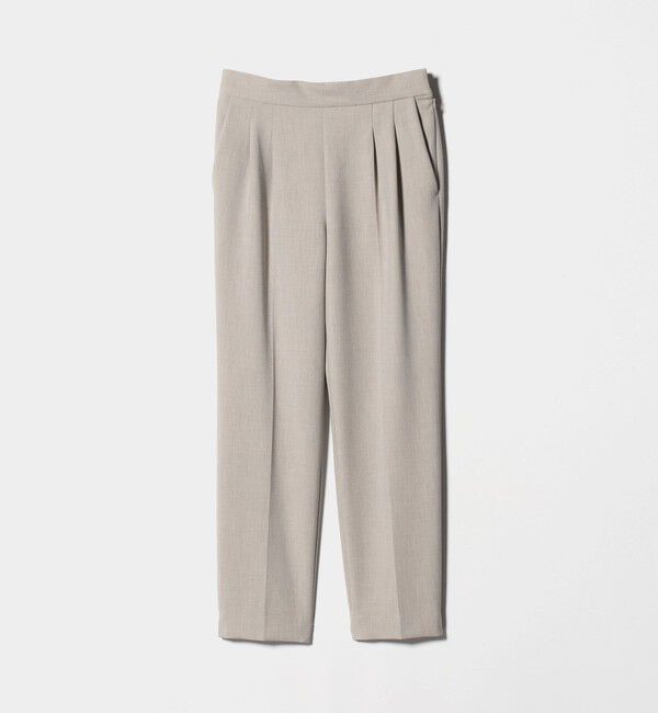 UNITED ARROWS green label relaxing「［size SHORT/TALLあり］ダブルクロス テーパード パンツ ウォッシャブル ストレッチ」|スラックス|