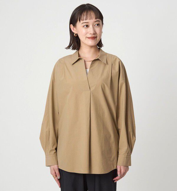 UNITED ARROWS green label relaxing「スキッパー ドルマン シャツ」|シャツ・ブラウス|